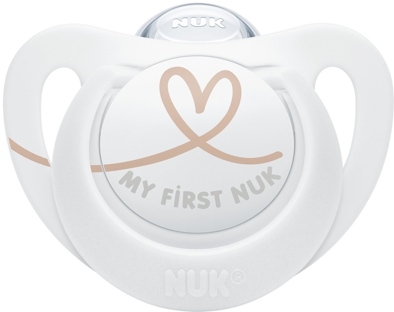 Пустышка NUK Star NUK10730717_4, 1 шт, бежевый купить,0