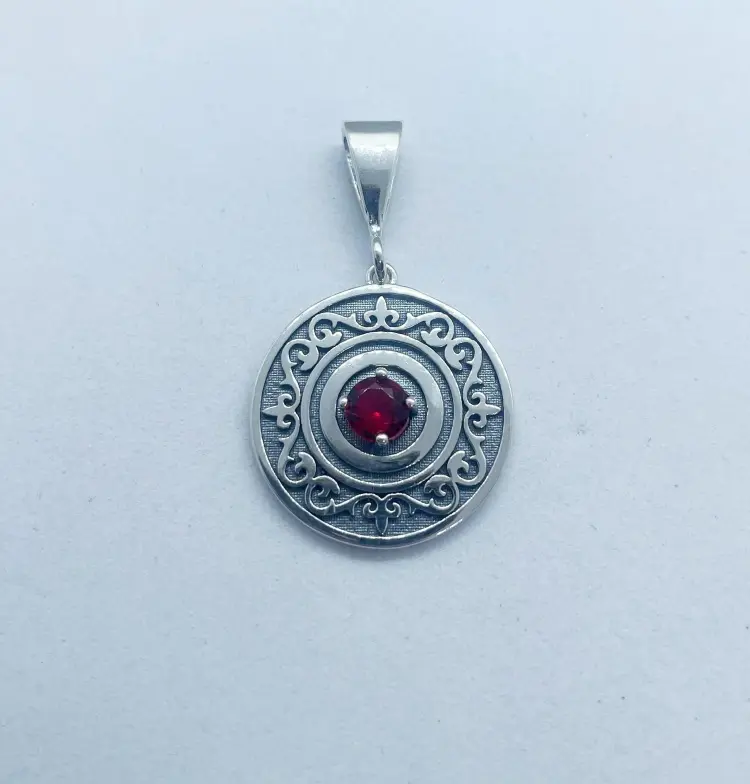 Подвеска Кристалл-L П-2562-02-1 вес 4 г серебро, фианит купить,10800
