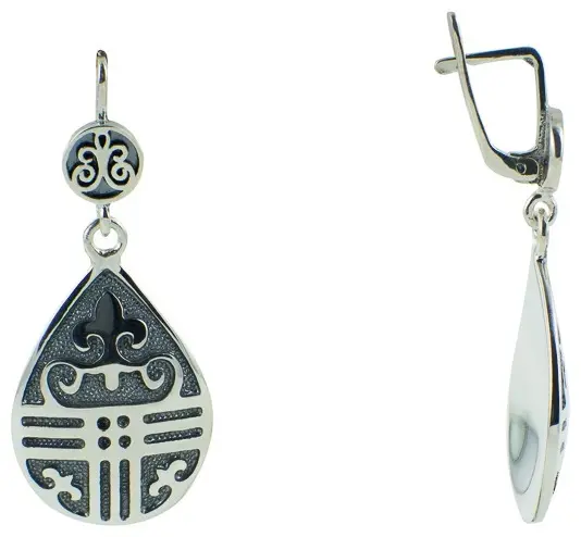 Серьги Кристалл-L С-0506-1 вес 8 г серебро, без вставок - ForteMarket Серьги Кристалл-L С-0506-1 вес 8 г серебро, без вставок купить,33200