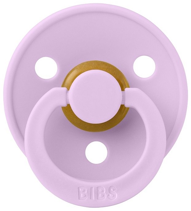 Пустышка латексная BIBS Colour Violet Sky 6&#43; месяцев, фиолетовый