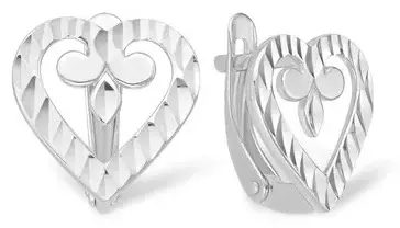 Серьги EFREMOV 12001113982 вес 2.3 г серебро, фианит купить,19600