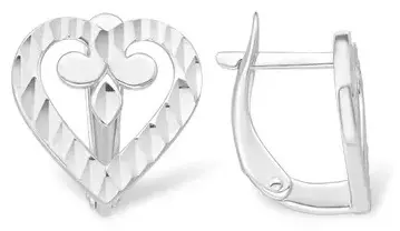 Серьги EFREMOV 12001113982 вес 2.3 г серебро, фианит купить,19600