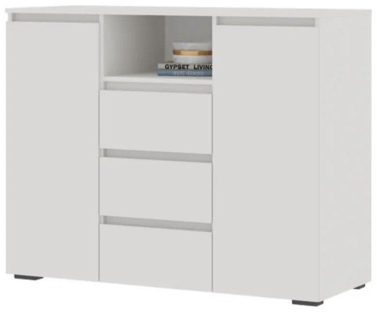 Комод Стендмебель Хелен, 120x47x96 см, белый