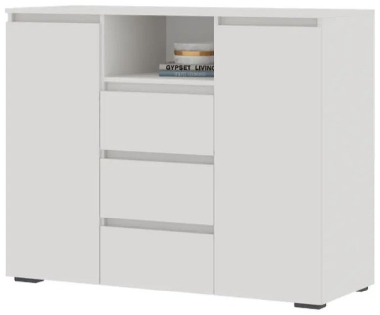 Комод Стендмебель Хелен 120x47x96см белый купить,NaN