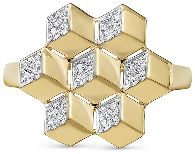 Кольцо Vesna Jewelry 12541-351-00-00_18.5 размер 18.5 вес 3 г золото, бриллиант - ForteMarket Кольцо Vesna Jewelry 12541-351-00-00_18.5 размер 18.5 вес 3 г золото, бриллиант купить,428500