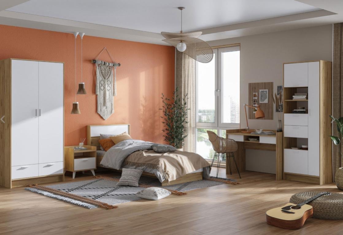 Стол письменный Стендмебель Ирис, 110х60x82 см, белый, золотой купить,NaN