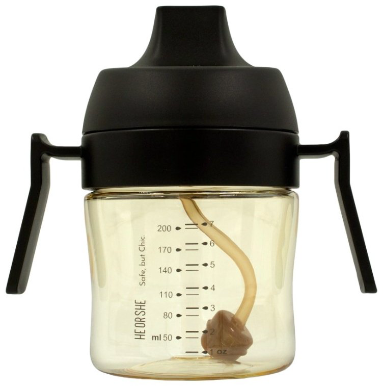Поильник с трубочкой HEORSHE Dental Care Sippy Cup, 210 мл, пластик/силикон купить,14000