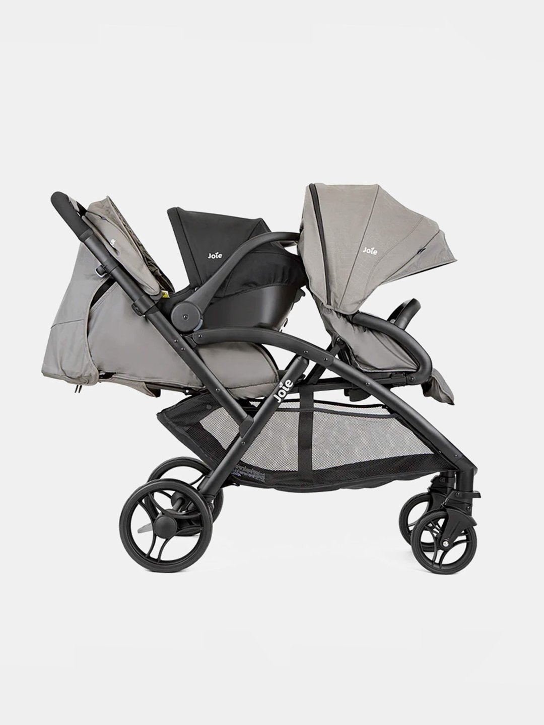 Коляска прогулочная Joie Evalite Duo PEBBLE, серый купить,0