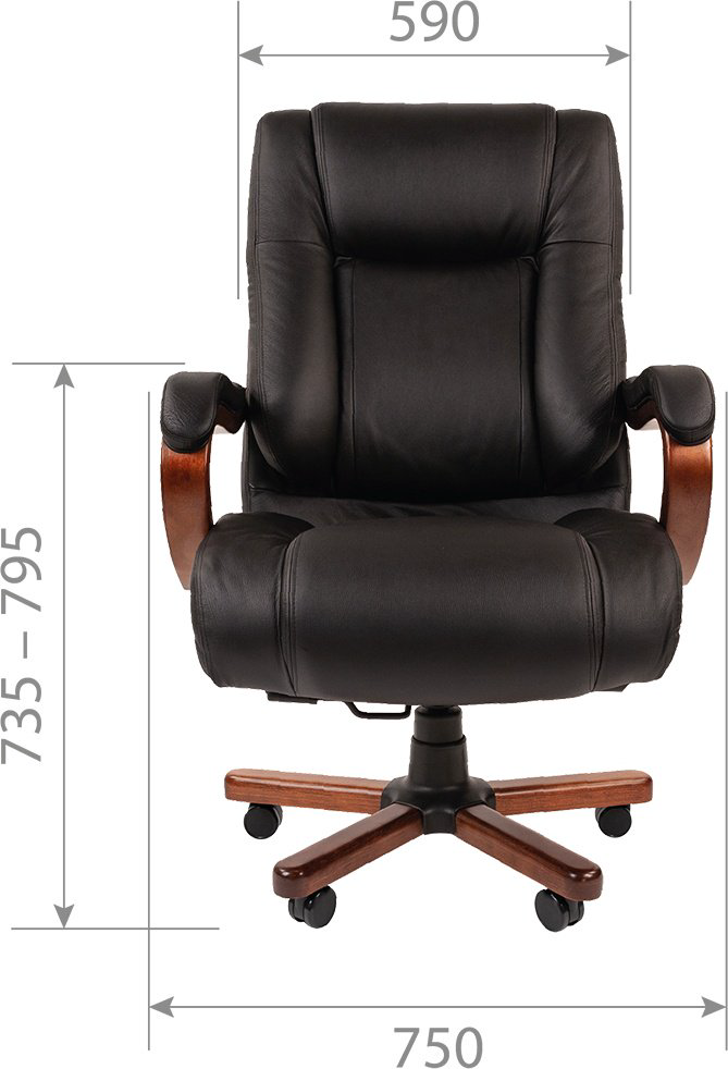 Офисное кресло Chairman 503, черный купить,NaN