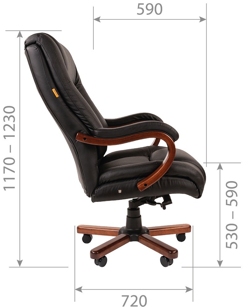 Офисное кресло Chairman 503, черный купить,0