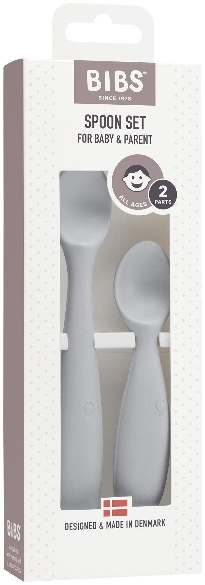 Набор ложек BIBS Spoon Set 2 шт. - Cloud - ForteMarket Набор ложек BIBS Spoon Set 2 шт. - Cloud купить,0