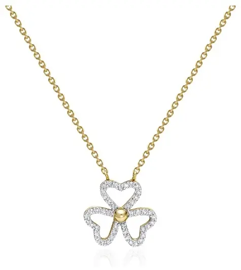 Колье Vesna Jewelry 62741-351-01-01 длина 45 см вес 2.96 г золото, бриллиант купить,375500