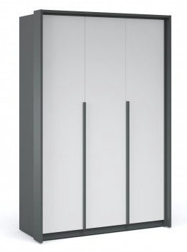 Распашной шкаф Imperial Мишель 139x210х60.5см серый купить,NaN