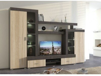 Стенка Imperial Марк 300х205х46.5см коричневый купить,NaN
