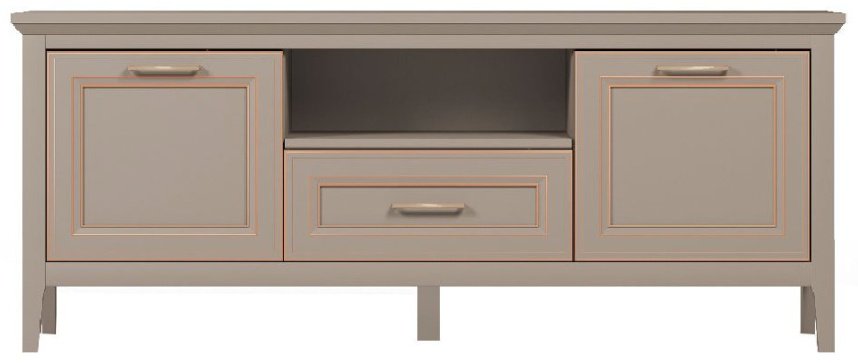 ТВ-тумба напольная BRW Классик, 158x65x40.5 см, серый