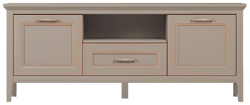 ТВ-тумба напольная BRW Классик, 158x65x40.5 см, серый купить,NaN