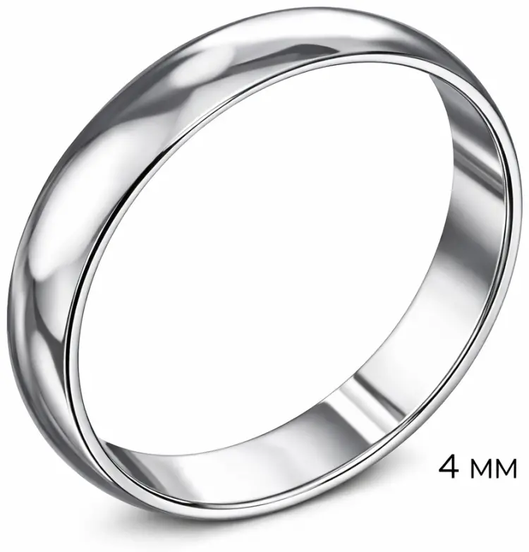 Кристалл-L КС-45-1 размер 17 вес 2.1 г серебро, без вставок купить,12500