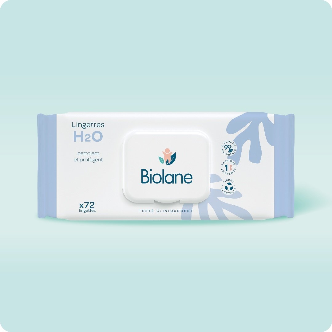 Biolane H2O Детские очищающие салфетки 72 шт купить,NaN