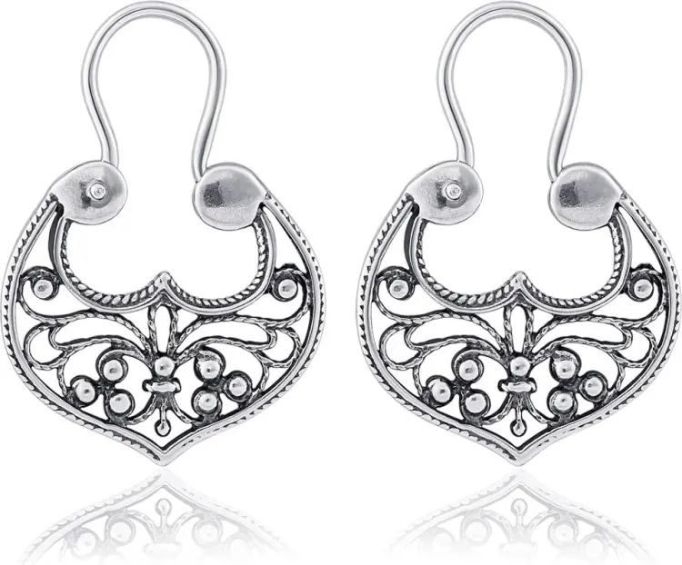 Серьги Кристалл-L С-95-1 вес 3 г серебро, без вставок купить,14000