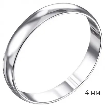Кристалл-L КС-45_18.5 размер 18.5 вес 2.1 г серебро, без вставок купить,12500