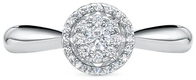 Vesna Jewelry 12752-251-46-00 размер 18 вес 2.1 г золото, бриллиант купить,349500