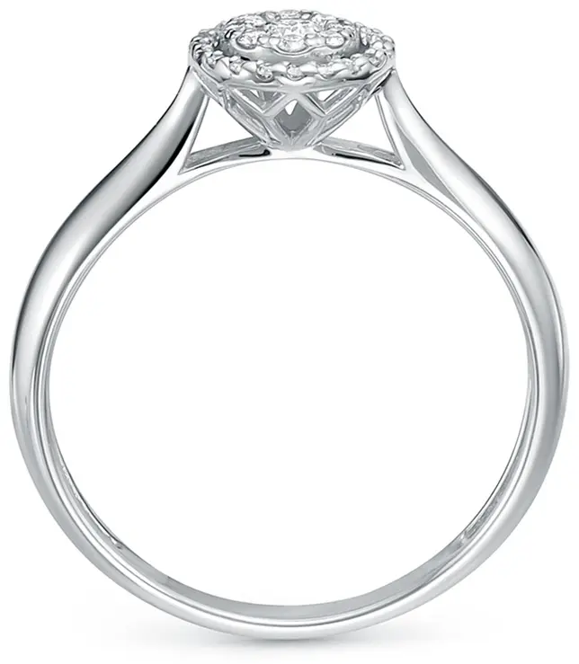 Vesna Jewelry 12752-251-46-00 размер 18 вес 2.1 г золото, бриллиант купить,349500