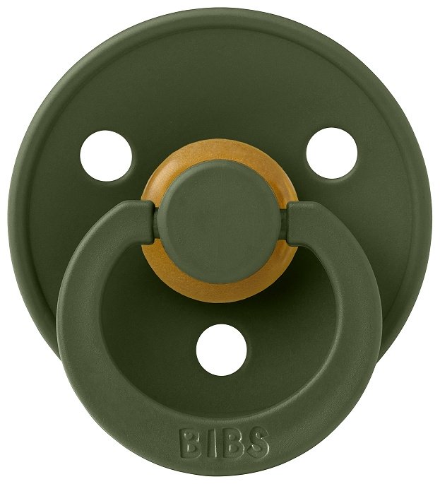 Пустышка BIBS Colour - Hunter Green, 18&#43; мес., 1 шт, зеленый