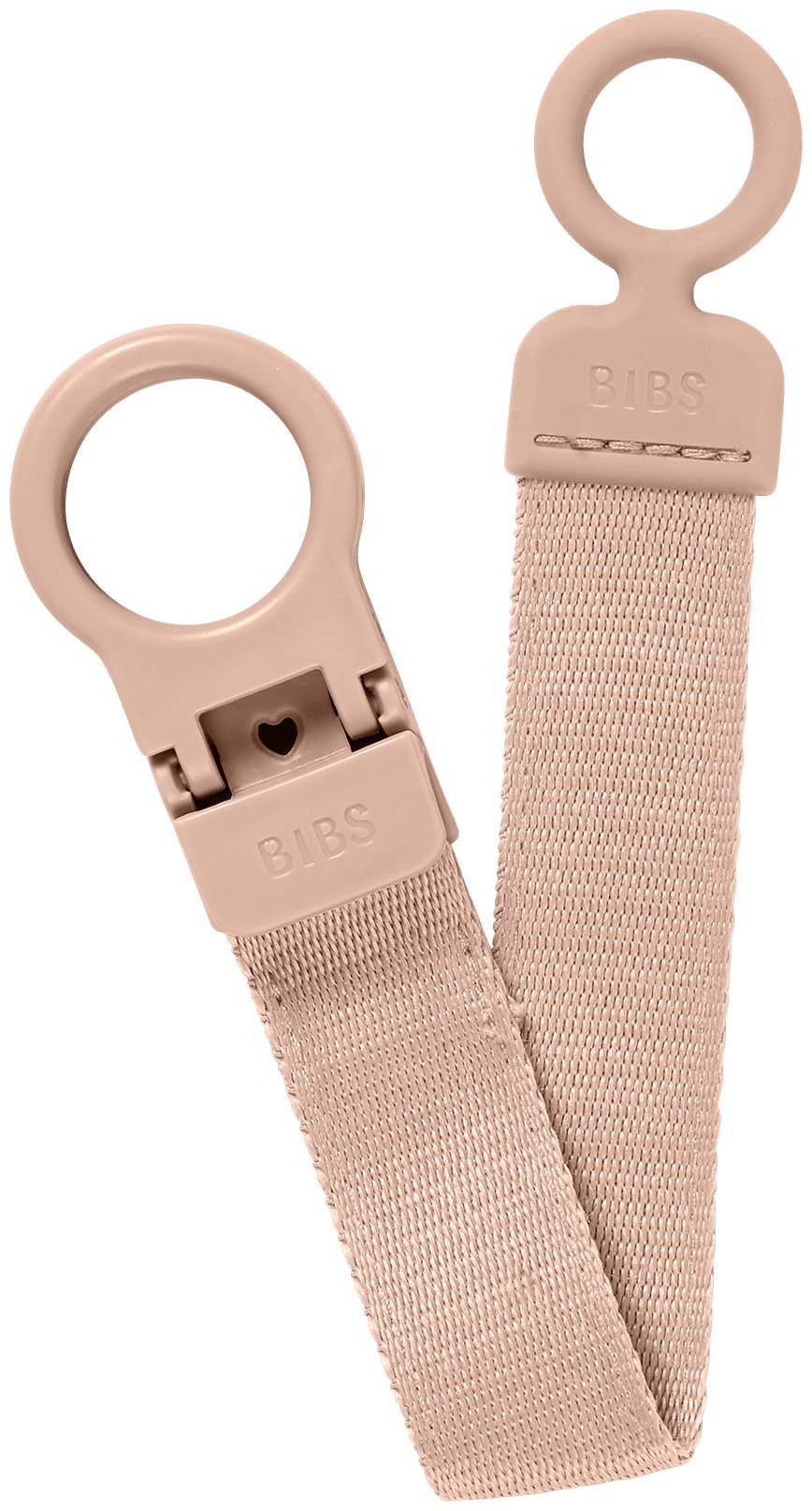 Держатель пустышки BIBS Clip Loop Blush, 1 шт, бежевый