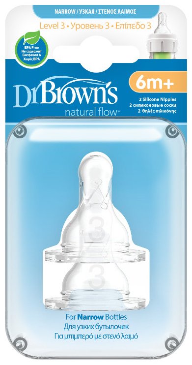 Соска для бутылочки Dr. Browns 332, 2 шт купить,0