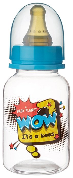 Бутылочка Baby Planet 8611/2 125 мл синий