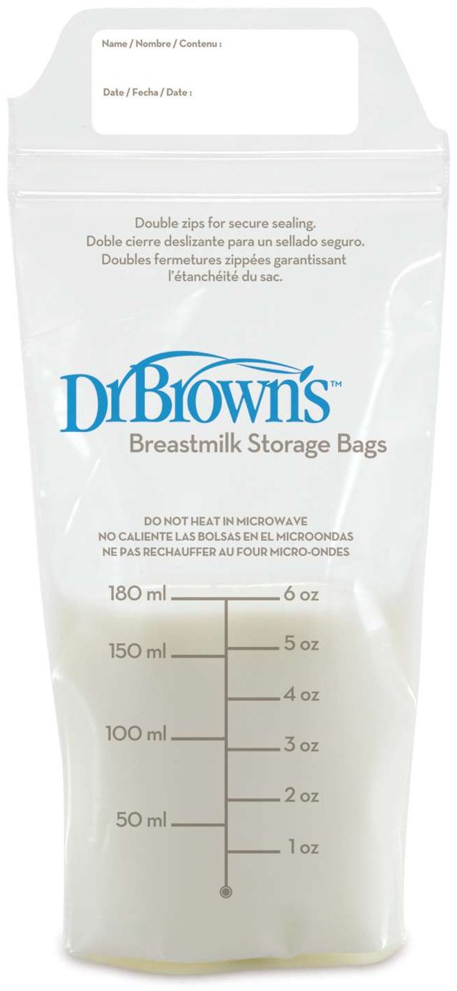 Пакет Dr. Browns S4005, объём 180 мл, 25 шт