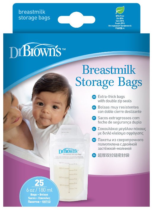 Пакет Dr. Browns S4005, объём 180 мл, 25 шт купить,0