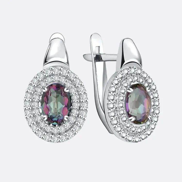 Серьги TALANT 10-72-0К01-10189 вес 3.3 г серебро, кварц, фианит - ForteMarket Серьги TALANT 10-72-0К01-10189 вес 3.3 г серебро, кварц, фианит купить,30400