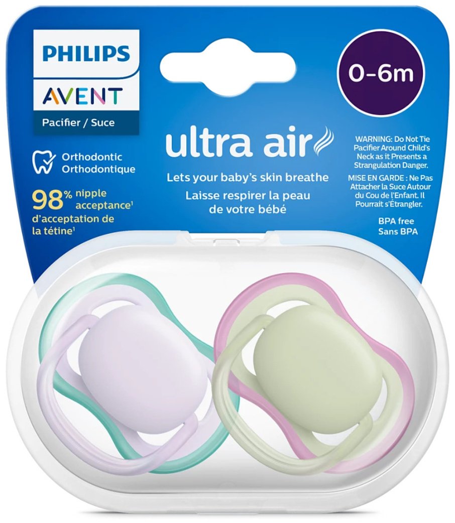 Набор пустышек Philips Avent SCF085/24, 2 шт, мультиколор купить,0