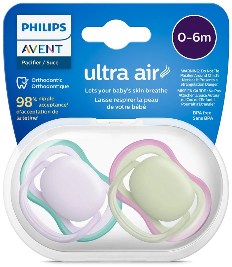 Набор пустышек Philips Avent SCF085/24, 2 шт, мультиколор купить,NaN