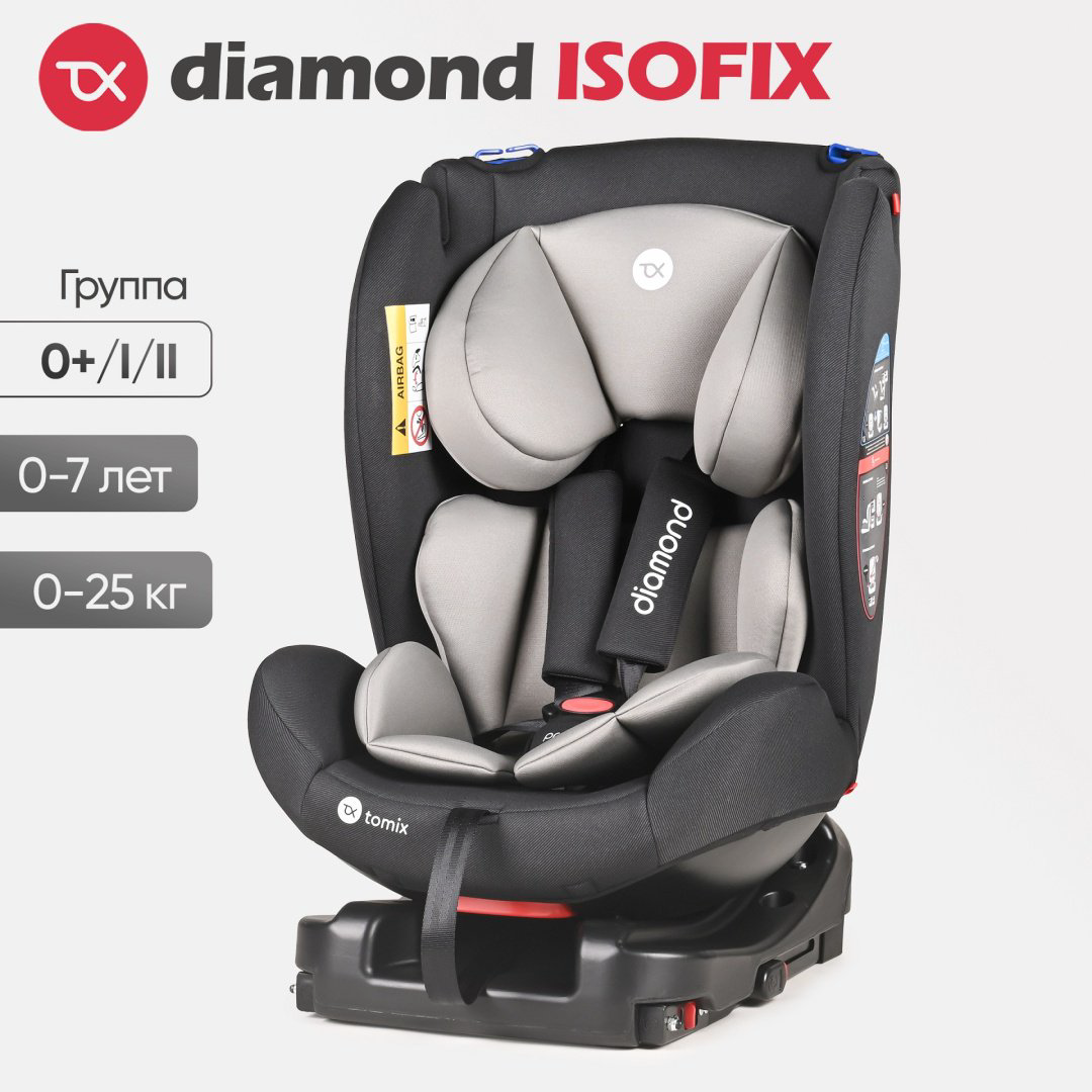 TOMIX Diamond Isofix 0/1/2 (до 25 кг) черный купить,NaN