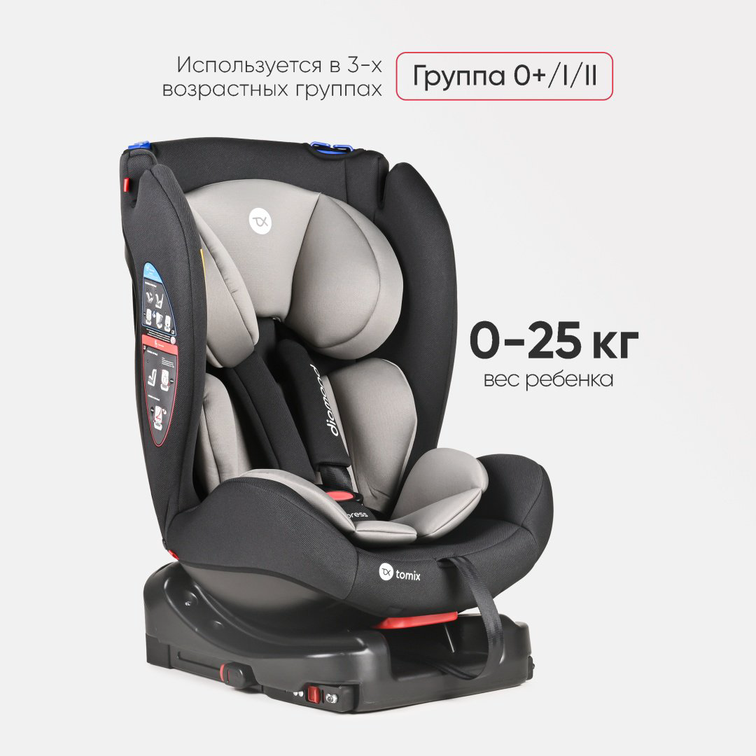TOMIX Diamond Isofix 0/1/2 (до 25 кг) черный купить,NaN