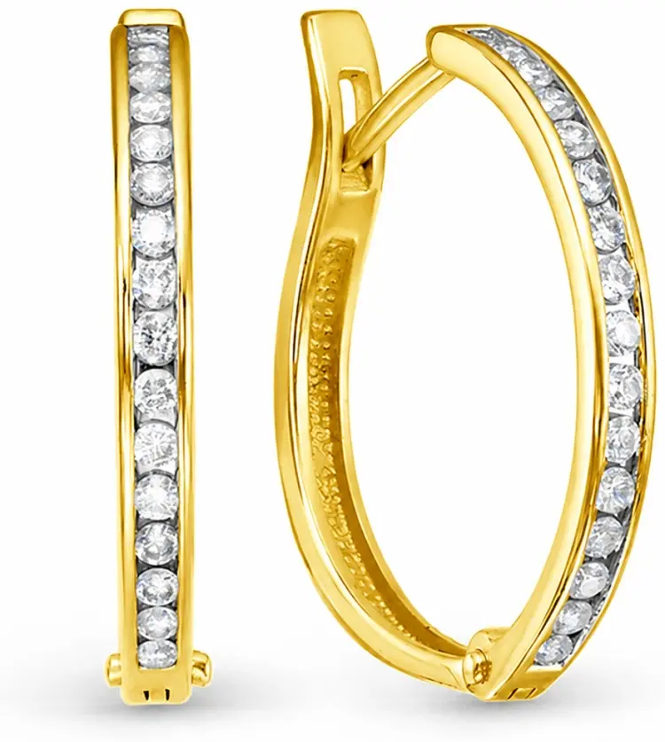 Конго BUBLIK JEWELRY BR94-02-5407-2-00Y вес 1.98 г золото, бриллиант выращенный купить,484500