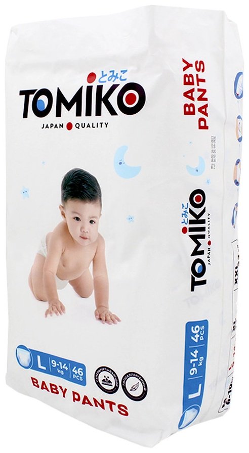 Подгузники-трусики Tomiko L, 46 шт