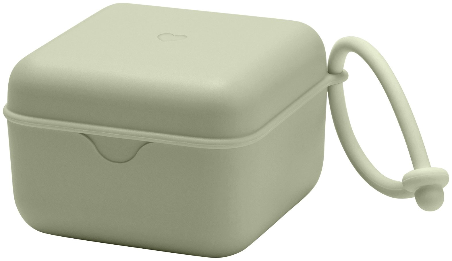 Футляр для пустышек BIBS Pacifier Box Sage, 1 шт, зеленый купить,NaN