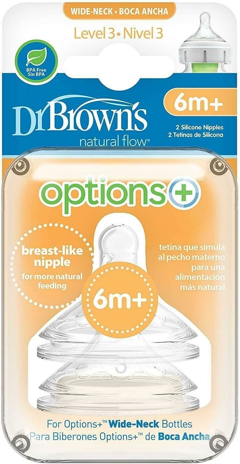 Соска для бутылочки Dr. Browns WN3201, 2 шт купить,0