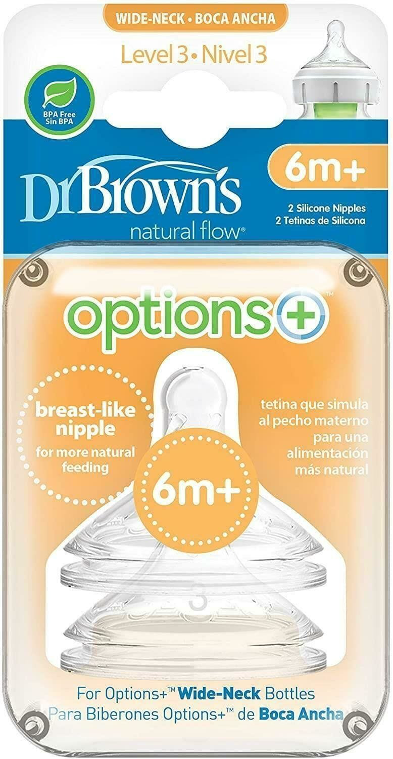 Соска для бутылочки Dr. Browns WN3201, 2 шт
