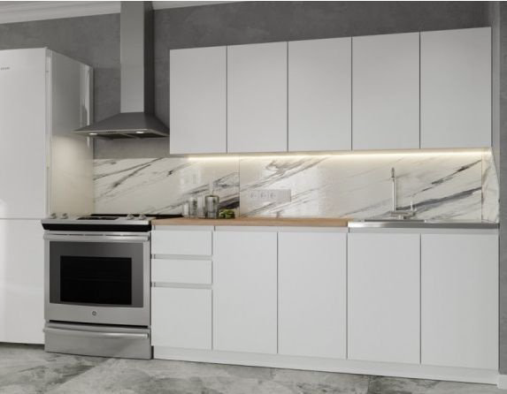 Кухонный гарнитур Миф 200x180х51см белый купить,NaN