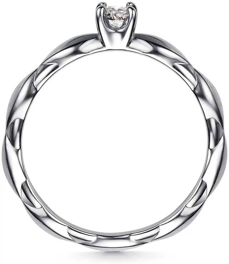 АЛЬКОР 01-2697_000М-00_16.0 размер 16 вес 1.6 г серебро, муассанит - ForteMarket АЛЬКОР 01-2697_000М-00_16.0 размер 16 вес 1.6 г серебро, муассанит купить,16000