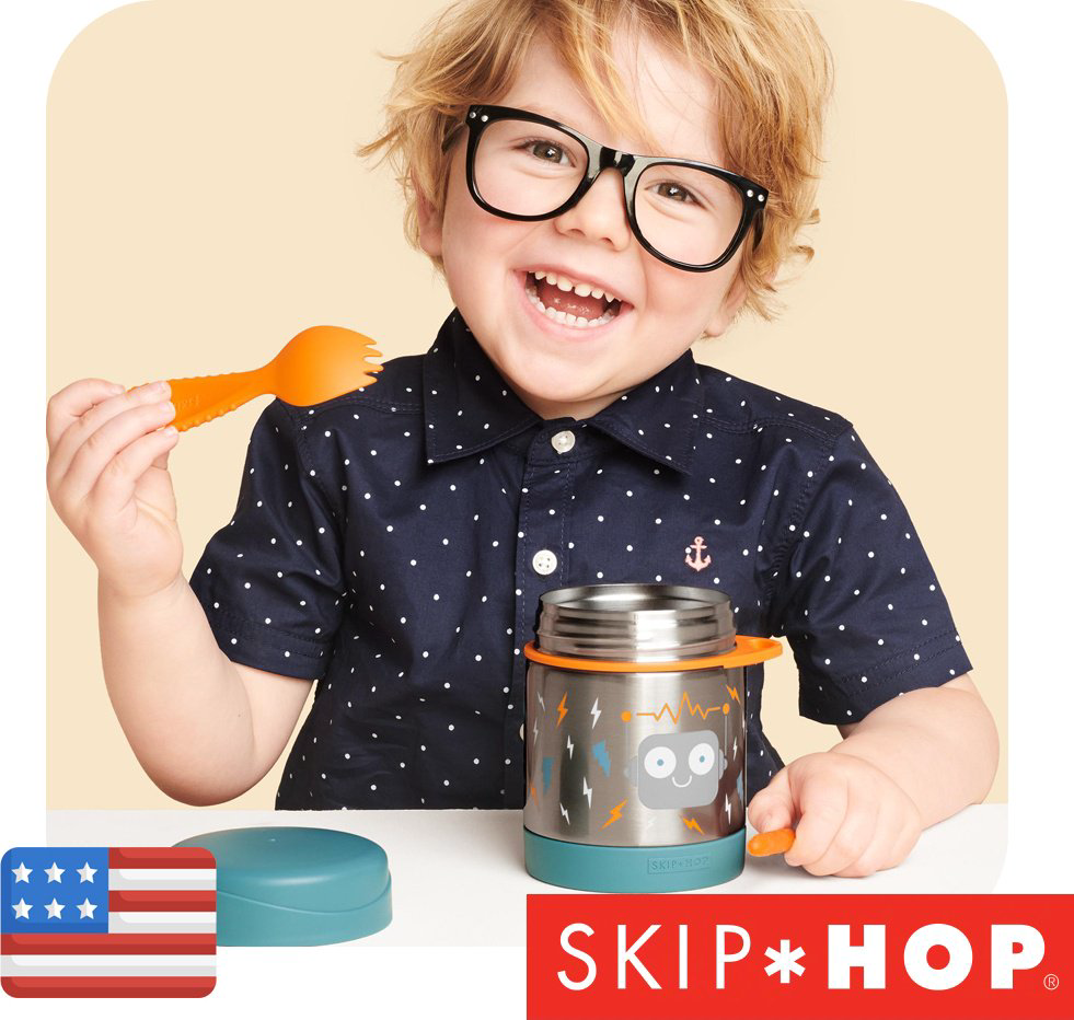 Термокружка SKIP HOP , металл, зеленый купить,10900