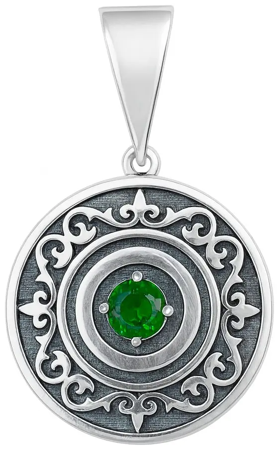 Подвеска Кристалл-L П-2562-03-1 вес 4 г серебро, фианит купить,10800