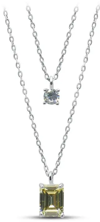 Колье Silver WINGS 051274209u_43.0 длина 43 см вес 4 г серебро, цирконий купить,14800