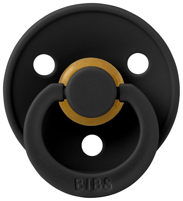 Пустышка BIBS Colour Black 6&#43; месяцев, черный