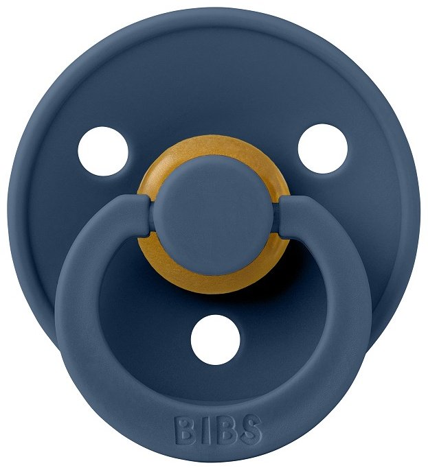 Пустышка BIBS Colour Steel Blue 0&#43; месяцев, 1 шт, синий