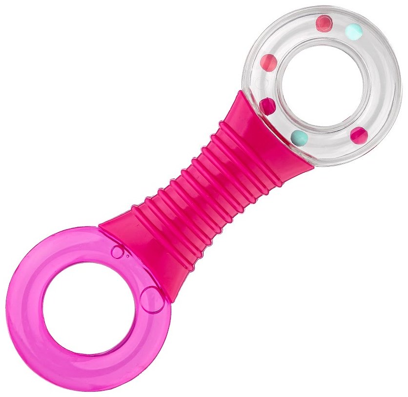 Прорезыватель Baby Planet 8627/2, 1 шт, розовый